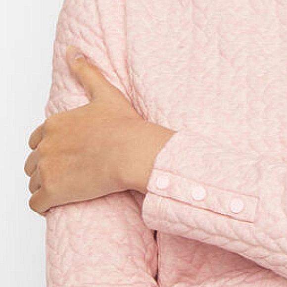 TALBOTS Quilted Jacquard Pullover - Lurex XLp - Picture 6 of 13